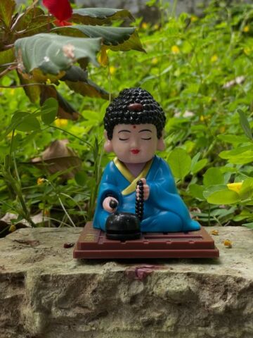 Solar Buddha Blue (With Hair)