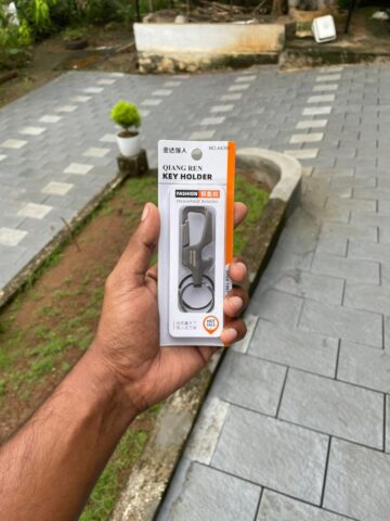 QR keychain A4390 (Gray)